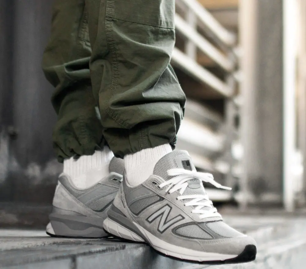 Alternative view of Giày New Balance 990v5 Made in USA ‘Grey Castlerock’ M990IG5