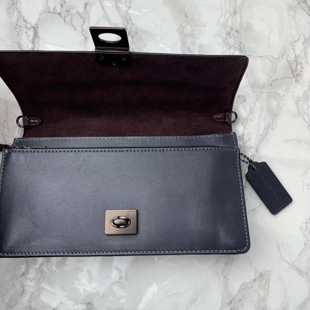 Túi Coach Hutton Clutch with Color Block Quilting 856 V5EFH - Ảnh 4