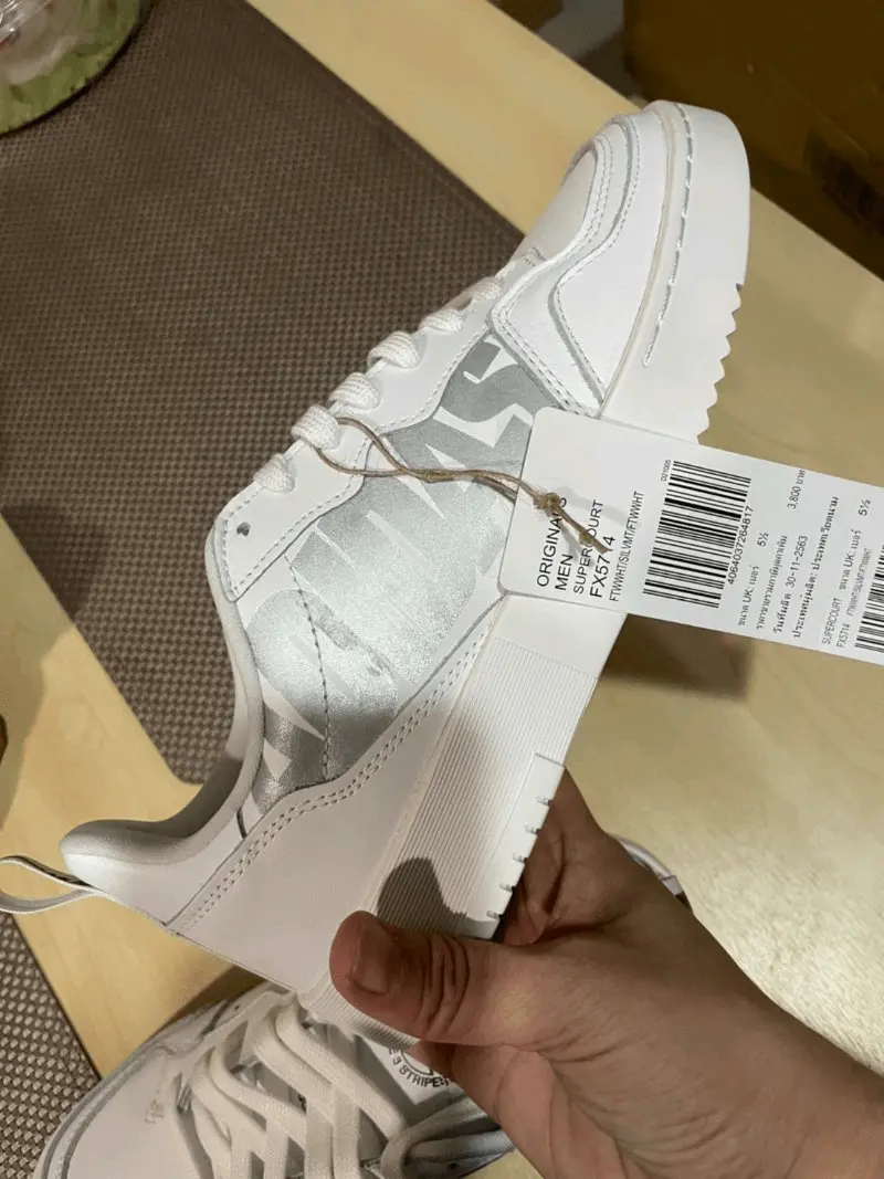 Giày Adidas Supercourt 'Silver Metallic' FX5714 - Ảnh 7
