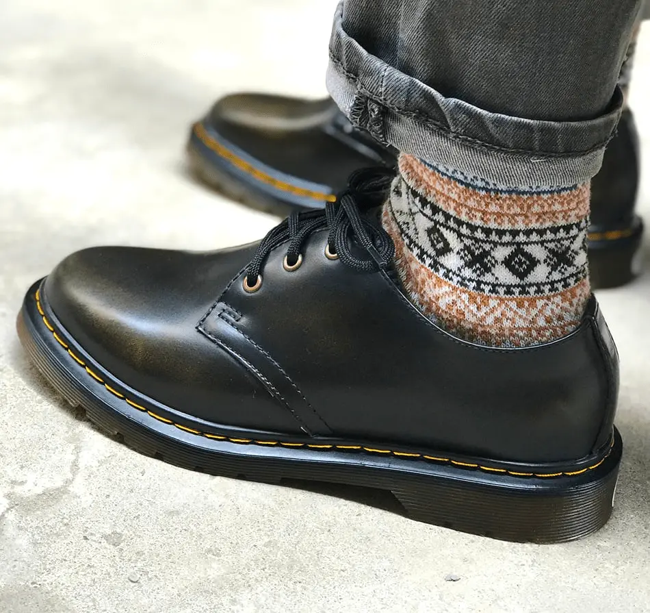 Giày Dr. Martens 1461 'Black Smooth Leather' 11838002 - Ảnh 5