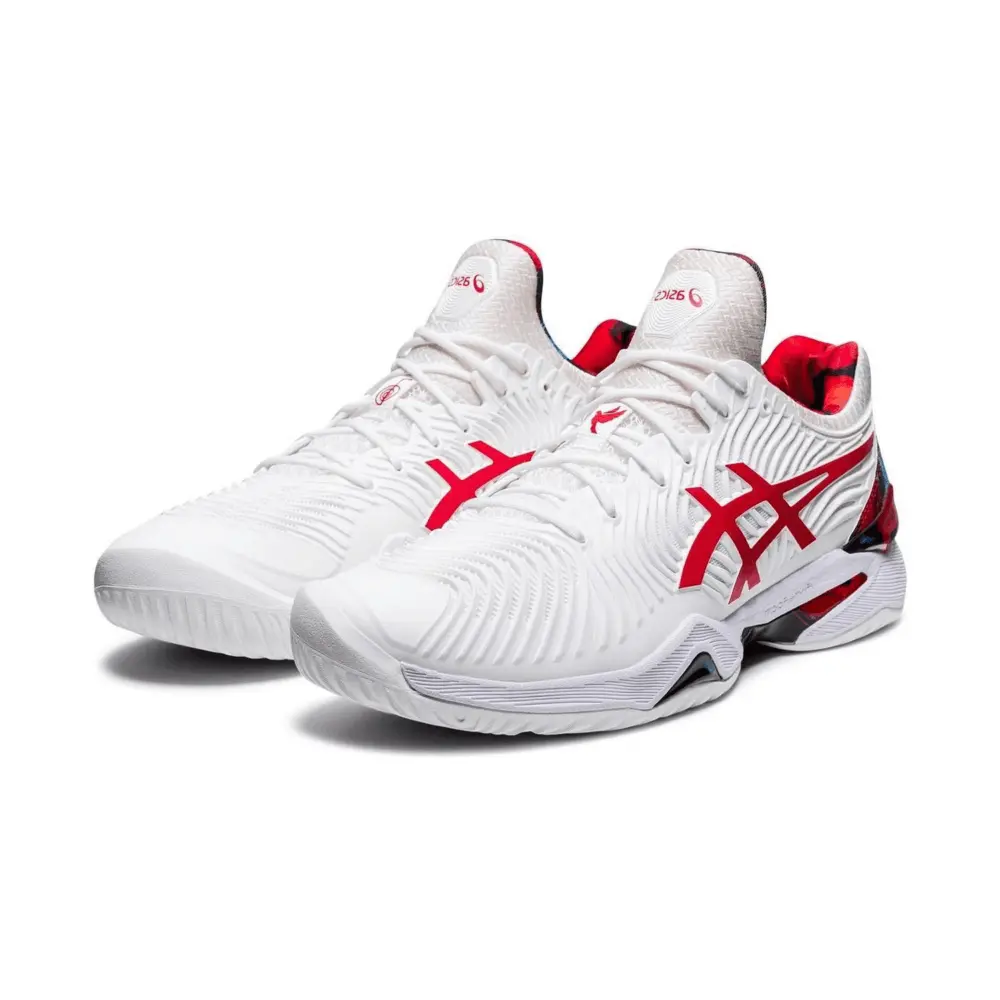 Alternative view of Giày Asics Court FF Novak LE 'White Classic Red' 1041A202-110