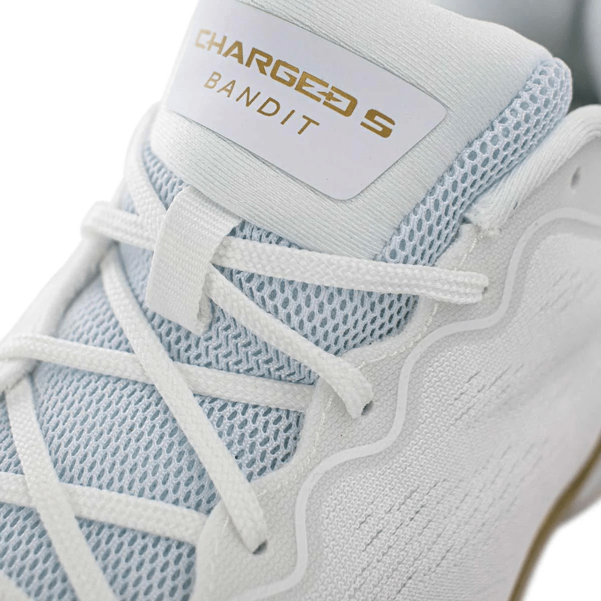 Giày Under Armour Charged Bandit 6 'White Metalic Gold Luster' 3023019-102 - Ảnh 3