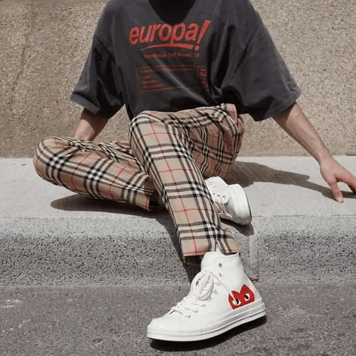 Giày Converse Comme Des Garçons x Chuck 70 Hi 'Play' 1CK709 - Ảnh 3