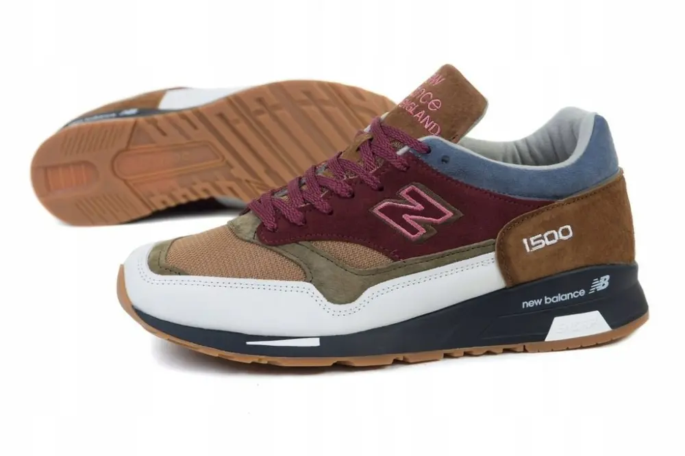 Alternative view of Giày New Balance 1500 'Brown Burgundy Cream' M1500BWB