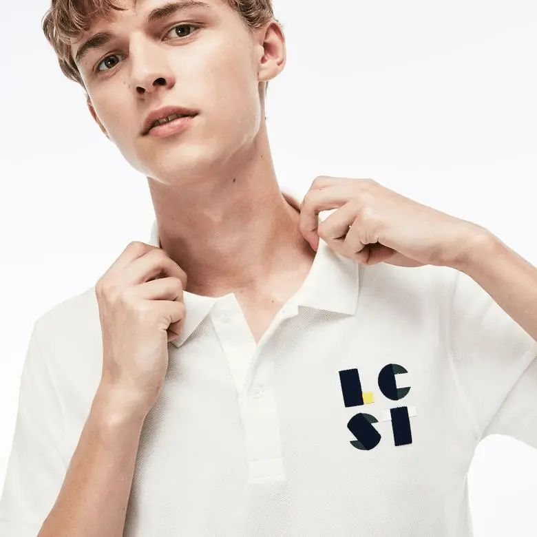 Áo Lacoste Erkek Beyaz Regular Fit Polo PH9402-70V - Ảnh 3