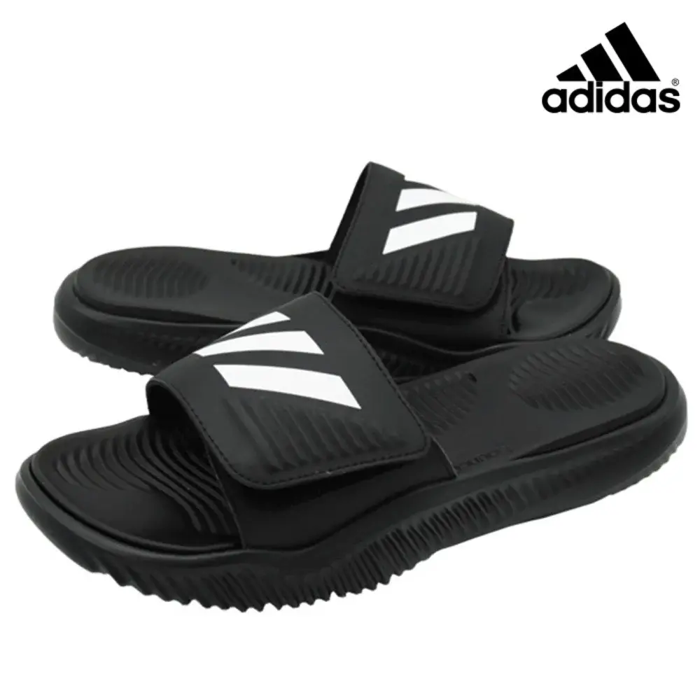 Dép Adidas Alphabounce Slide 'Black White' FZ0387 - Ảnh 8