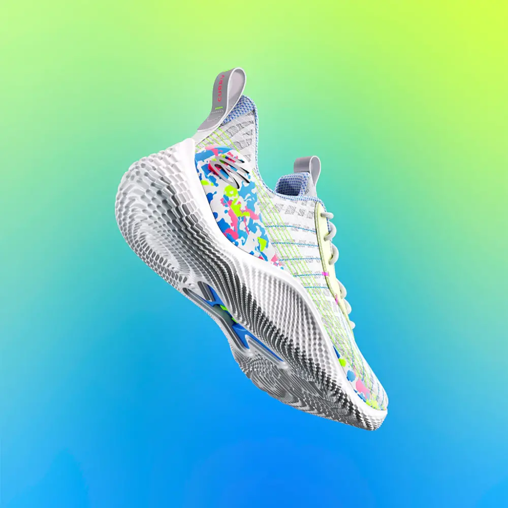 Giày Under Armour Curry Flow 10 'Splash Party' 3026271-100 - Ảnh 3