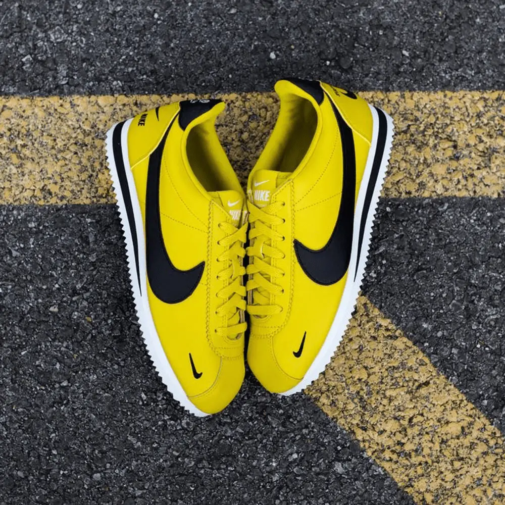 Giày Nike Classic Cortez Premium 'Bright Citron' 807480-700 - Ảnh 4