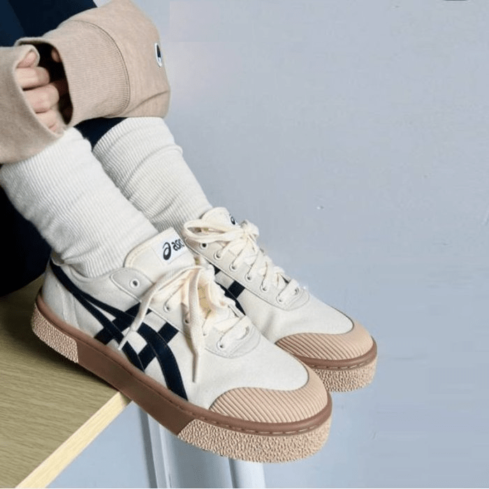 Giày Asics Court Trail 'White Black' 1203A146-021 - Ảnh 8