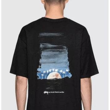 Áo Stussy Horizon "Sunset" Tee 'Black' - Ảnh 2