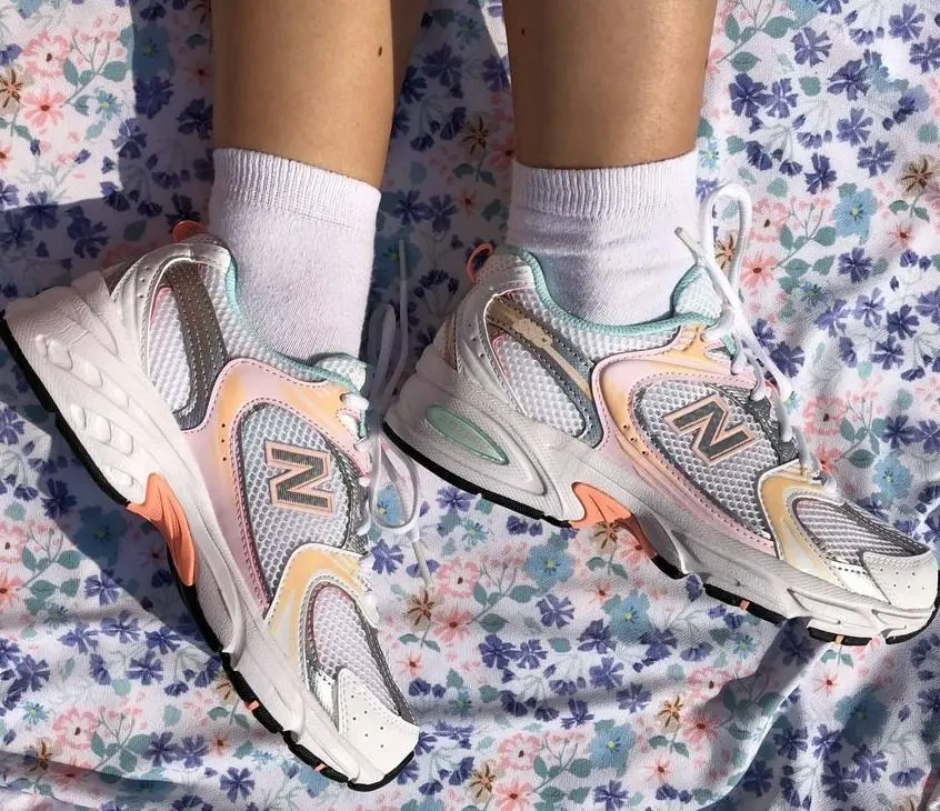 Giày New Balance Munsell White Ginger Pink MR530ESD - Ảnh 5