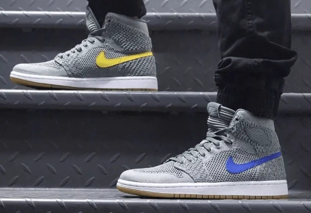 Giày Nike Air Jordan 1 High Flyknit 'Clay Green' 919704-333 - Ảnh 5