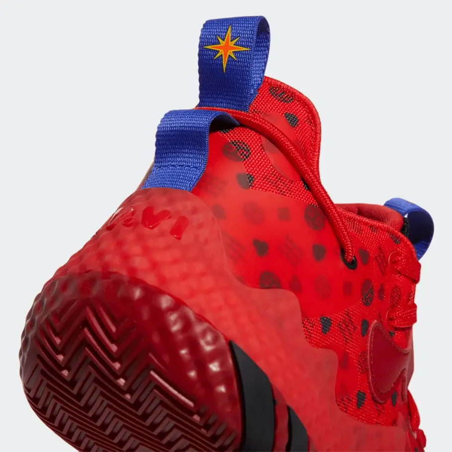 Giày Adidas Harden Vol. 6 Shoes 'Red' HQ3884 - Ảnh 5