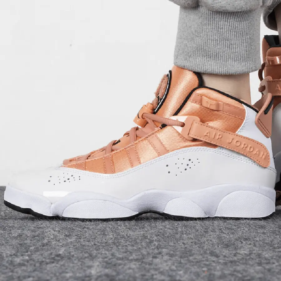 Alternative view of Giày Nike Air Jordan 6 Rings 'Light Madder Root' GS DM8963-801