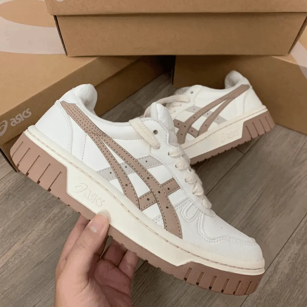 Giày Asics Court MZ Retro Casual 'White Brown' 1203A127-105 - Ảnh 4