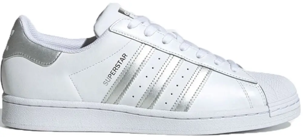 Giày Adidas Superstar 'White Silver Metallic' FX2329