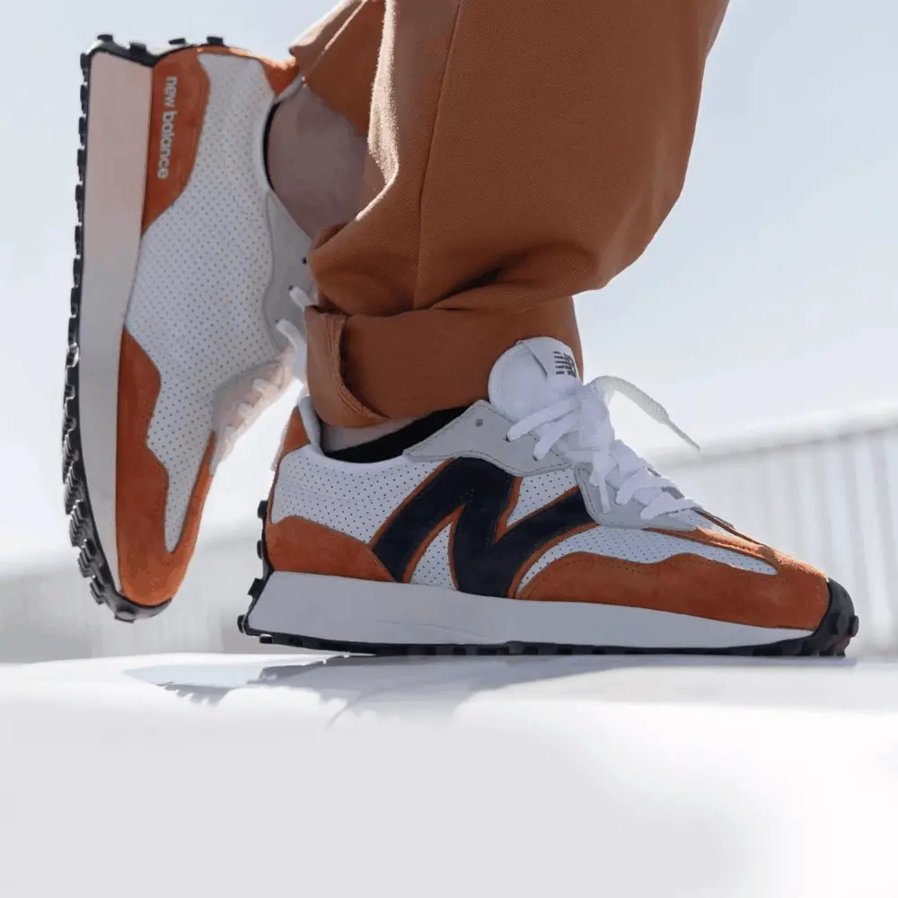 Alternative view of Giày New Balance 327 'White Natural Indigo' MS327PR