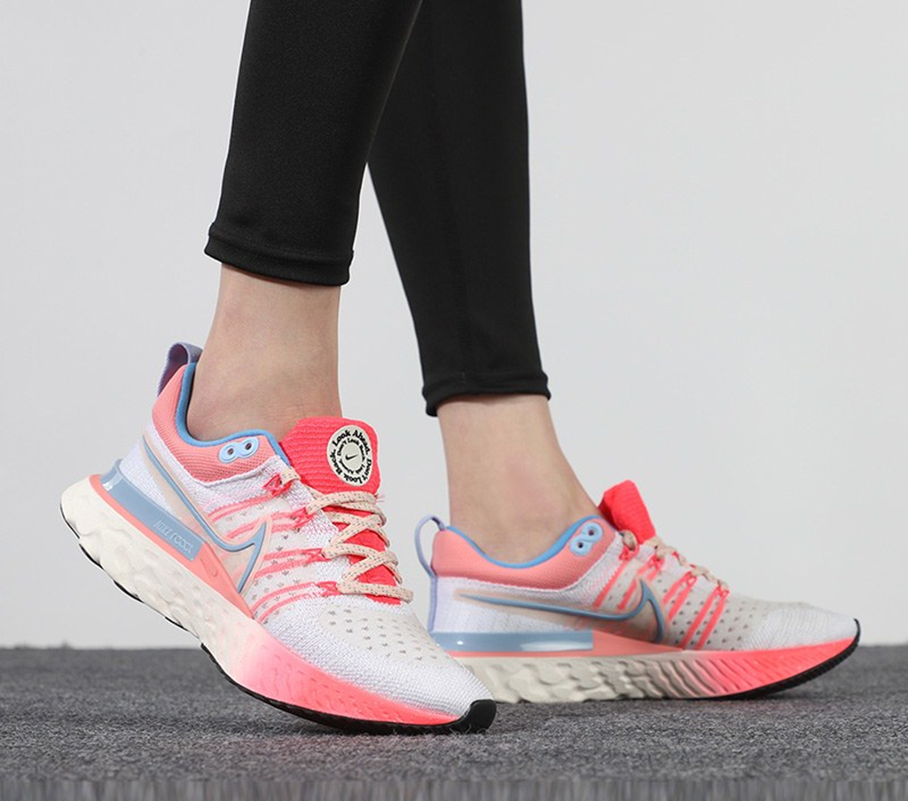 Giày Nike Wmns React Infinity Run Flyknit 2 'Racer Pink' DJ6055-161 - Ảnh 3
