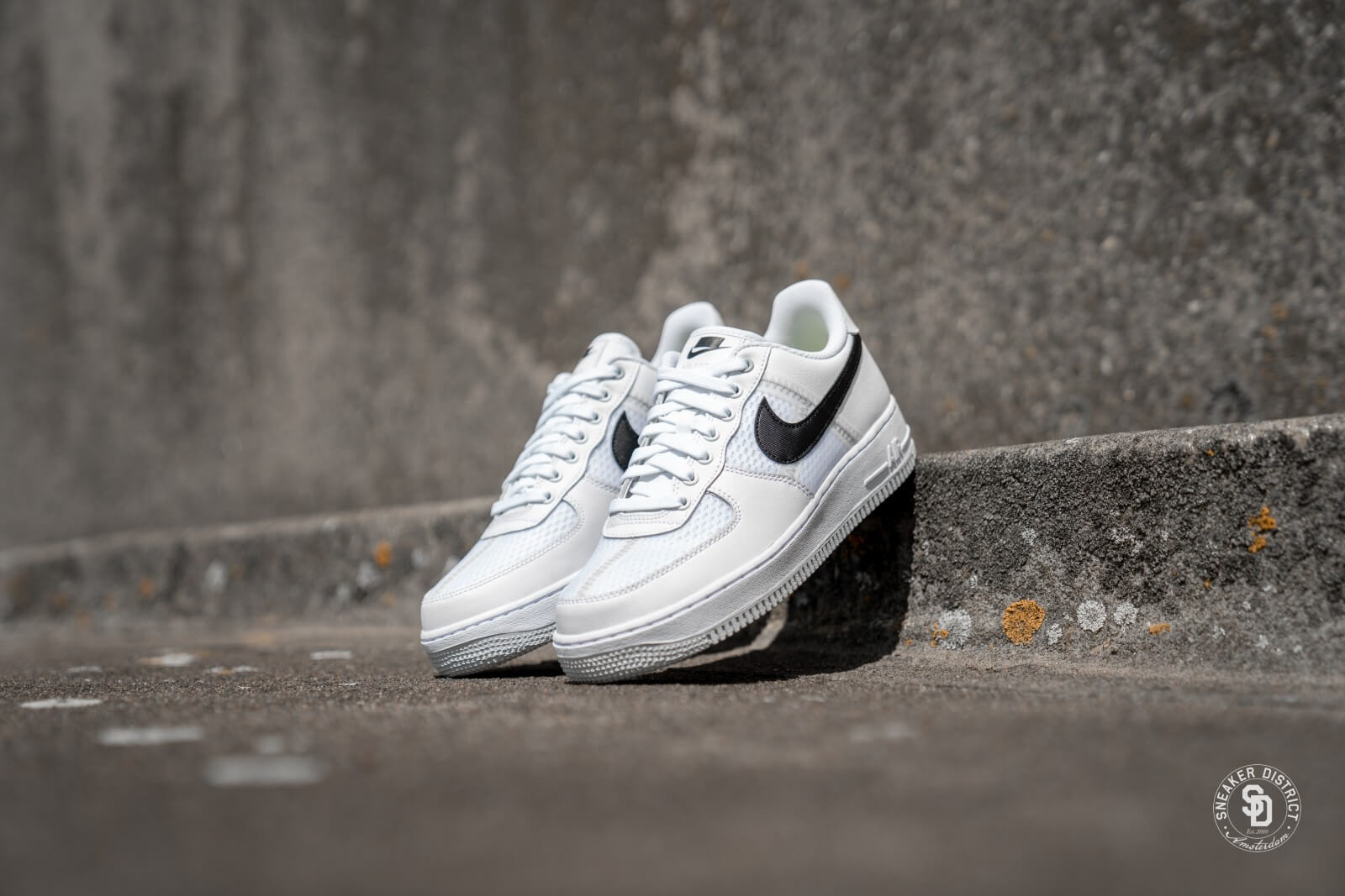 Giày Nike Air Force 1 Low 'Transparent White Black' CI0060-100 - Ảnh 8