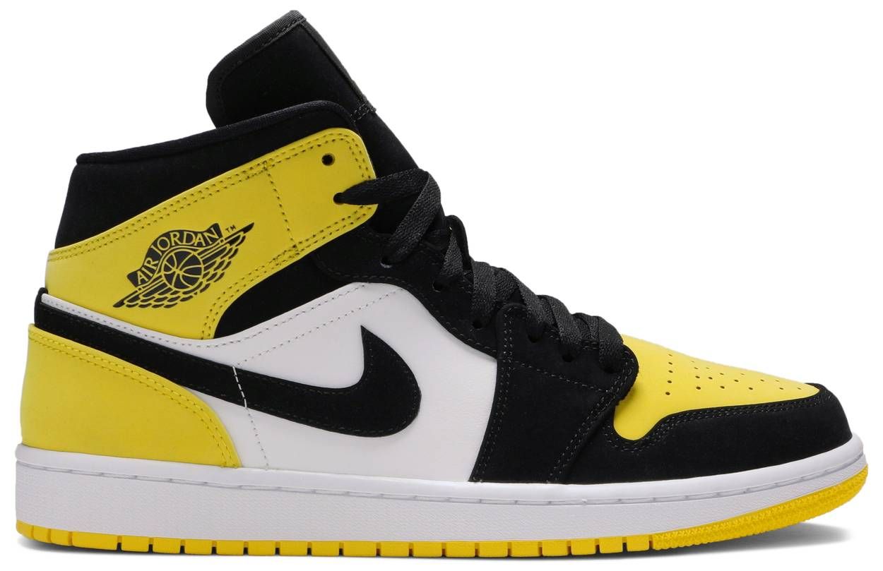 Giày Nike Air Jordan 1 Mid Yellow Toe 852542-071