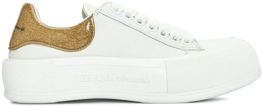 Giày Alexander Mcqueen Deck Plimsol 'White' 702047-WICEM-9053