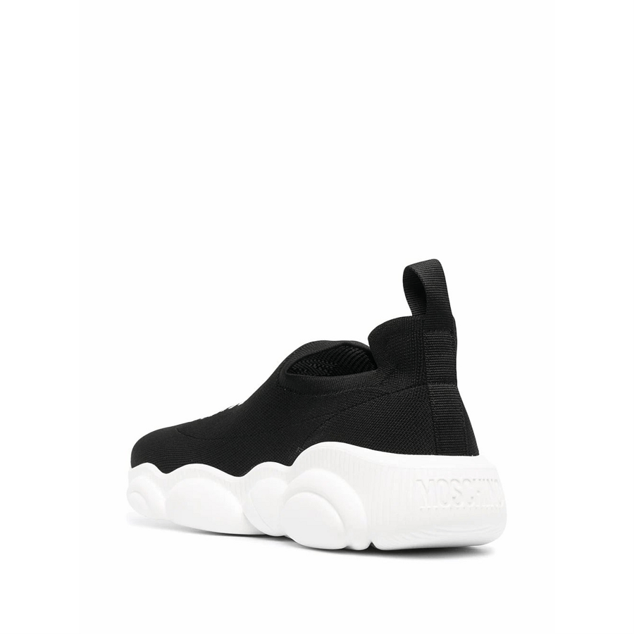 Giày Moschino Teddy Run With Logo 'Black' MA15083G1CMT0000 - Ảnh 4