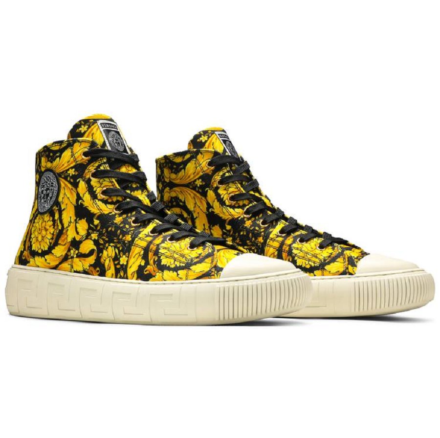 Giày Versace Greca Barocco Print 'Yellow' DSU8403-DTE4G-5W08V - Ảnh 3