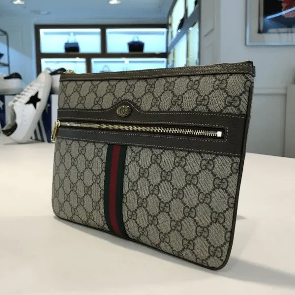 Túi Gucci Ophidia GG Supreme Pouch 17551 96IWS 8745 - Ảnh 3