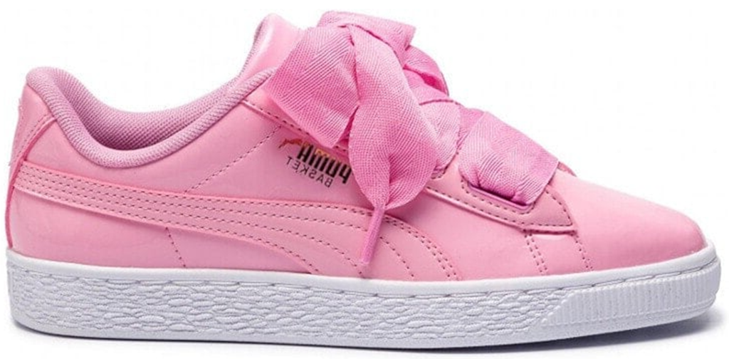 Giày Puma Wmns Basket Heart Patent Jr 'Prism Pink' 364817-03