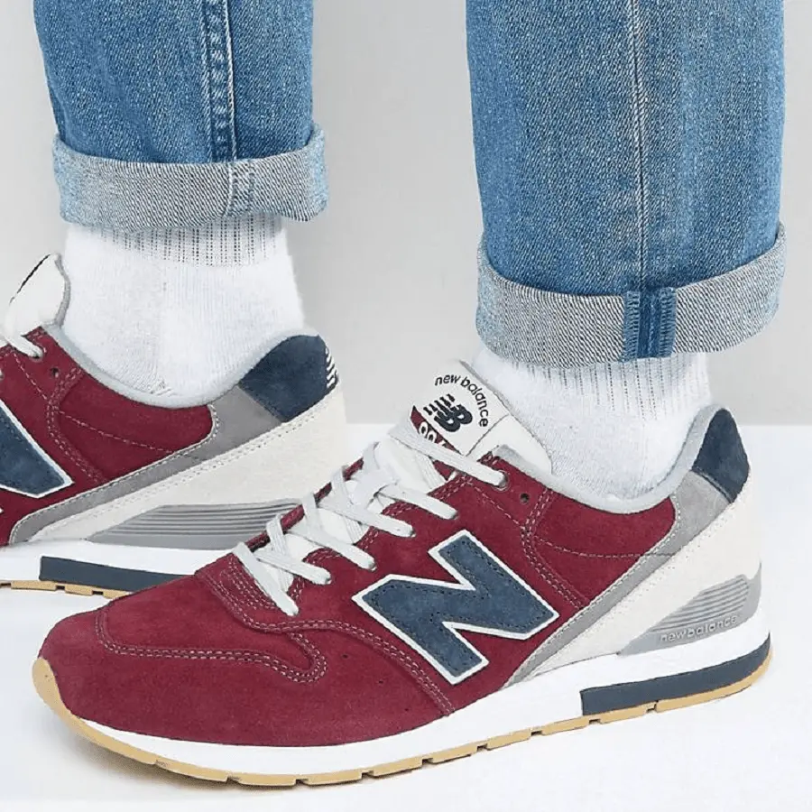 Giày New Balance 996 Suede Trainers 'Red' MRL996NB - Ảnh 5