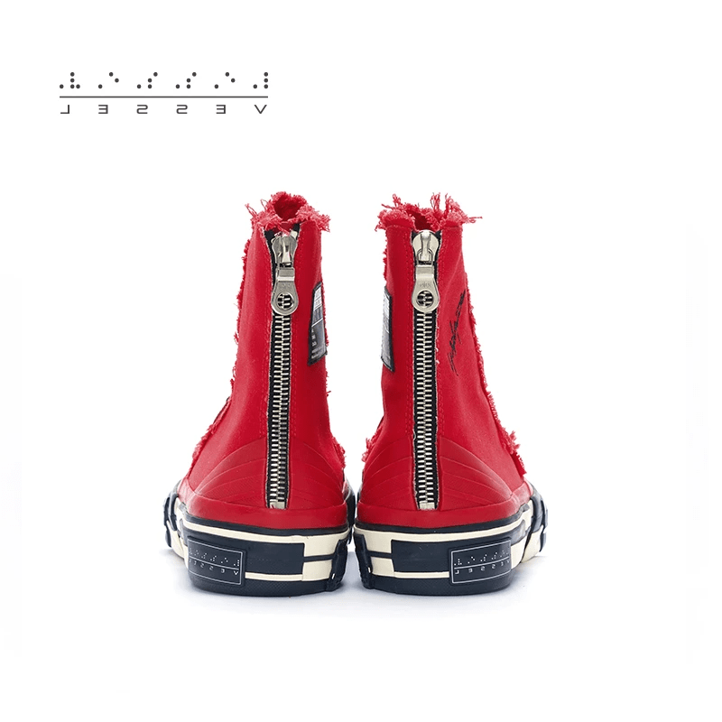 Giày Xvessel G.O.P. Highs for Yohji Yamamoto Red - Ảnh 3