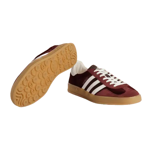 Giày Adidas x Gucci Gazelle 'Burgundy Velvet' 707848-9STU0-6160 - Ảnh 6