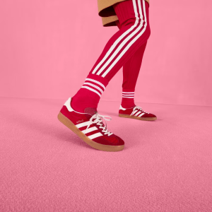 Alternative view of Giày Adidas x Gucci Gazelle 'Red Velvet' 707848-9STU0-6360