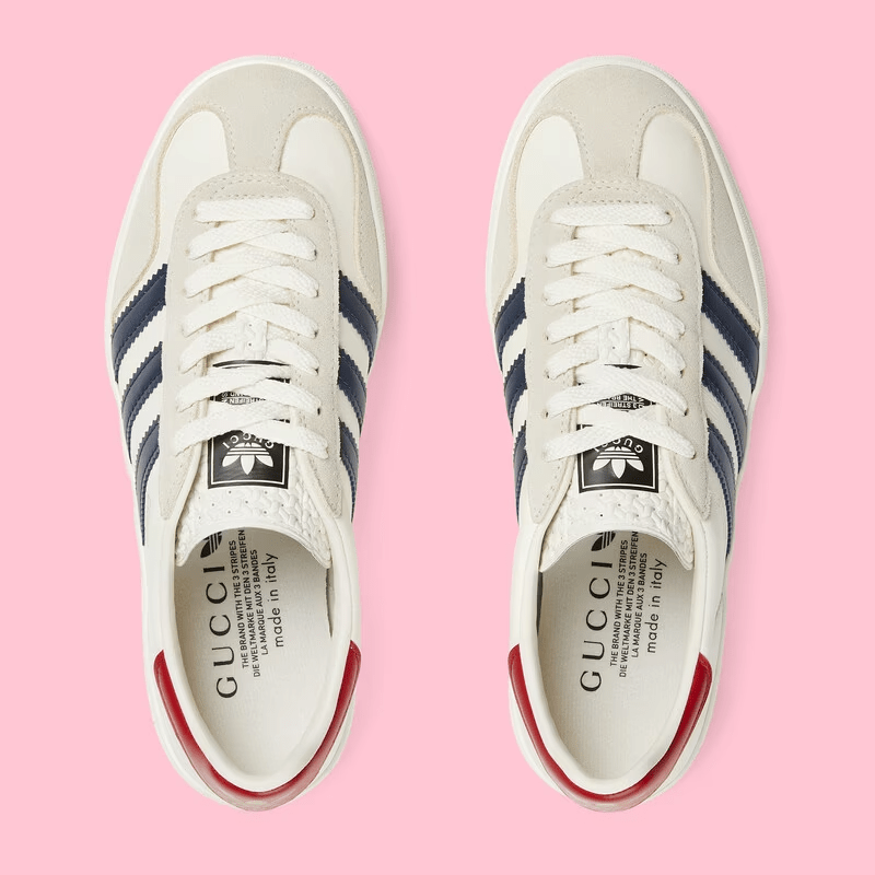 Giày Gucci x Adidas Women's Gazelle 'White' 707861-UTT10-9060 - Ảnh 5