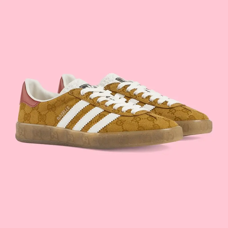 Alternative view of Giày Gucci x Adidas Women's Gazelle 'Yellow' ‎707868-UWV20-7162