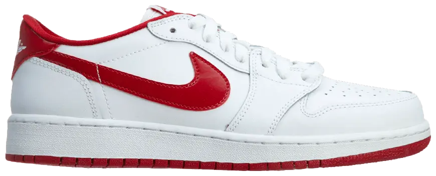 Giày Nike Air Jordan 1 Retro Low BG 'White Varsity Red' 709999-101