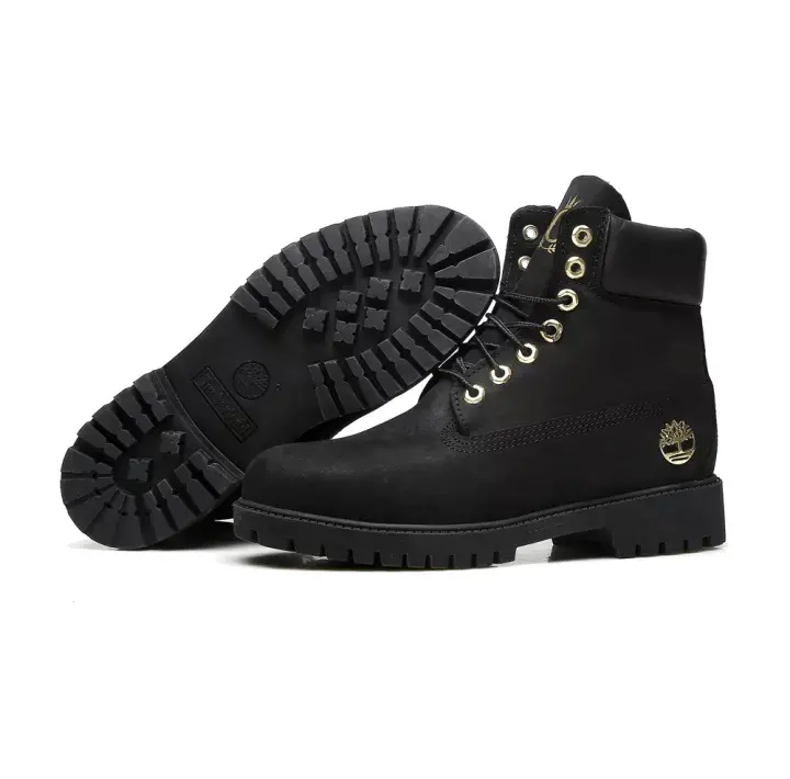 Giày Timberland 6 Inch Premium Shearling Boot 'Patch Pack Black' TB0A2957-001 - Ảnh 4
