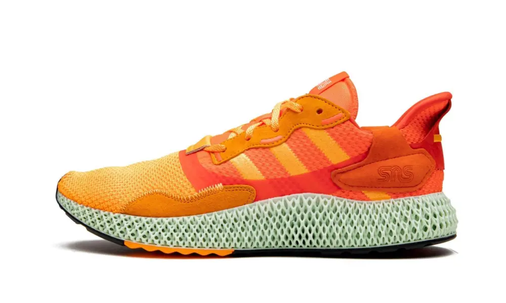 Alternative view of Adidas Sneakersnstuff x ZX 4000 4D 'Sunrise' FV5524