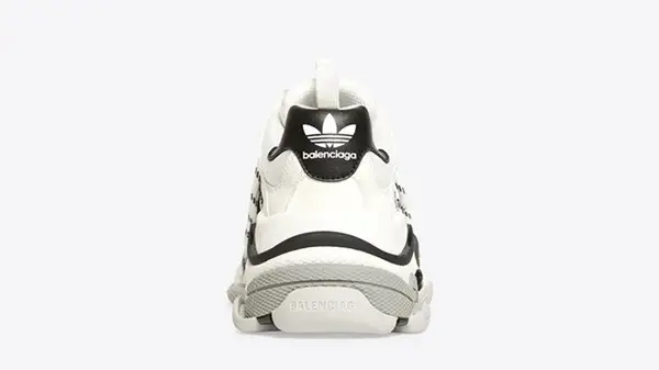 Giày Balenciaga x Adidas Triple S 'White Black' 710021W2ZB19112 - Ảnh 3