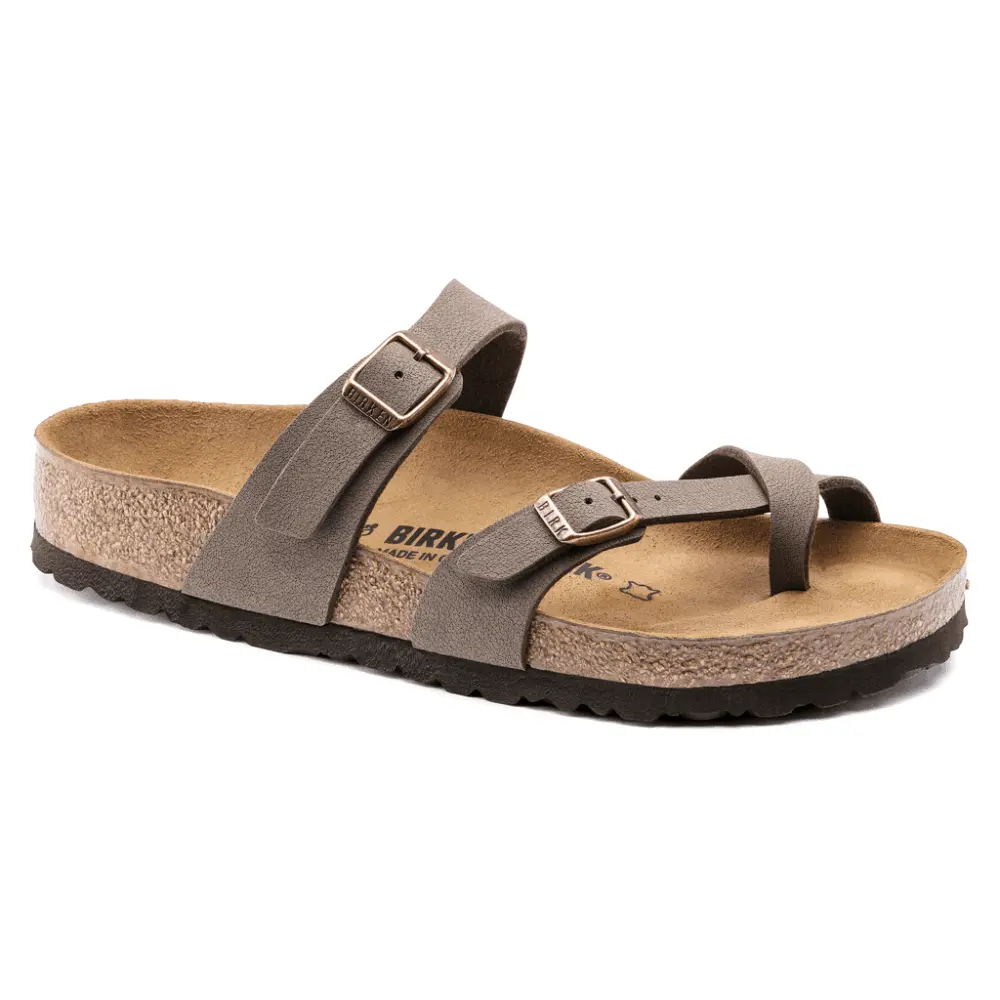 Dép Birkenstock Mayari Birkibuc 'Mocha' 71063 - Ảnh 8
