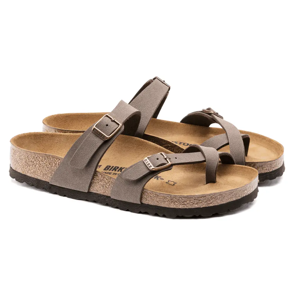 Dép Birkenstock Mayari Birkibuc 'Mocha' 71063 - Ảnh 7