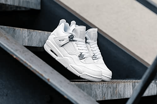 Giày Nike Air Jordan 4 Retro BG 'Pure Money' 408452-100 - Ảnh 6