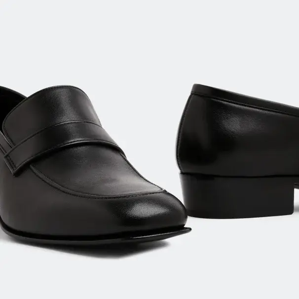 Giày Saint Laurent Solferino Penny 'Black' 71101825N001000 - Ảnh 4