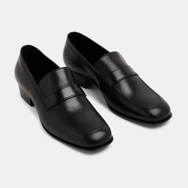 Giày Saint Laurent Solferino Penny 'Black' 71101825N001000 - Ảnh 3
