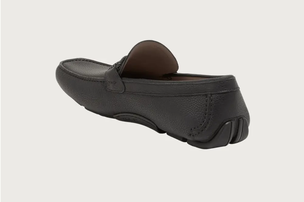 Giày Salvatore Ferragamo Driver Gancini 'Black' 0c - Ảnh 3