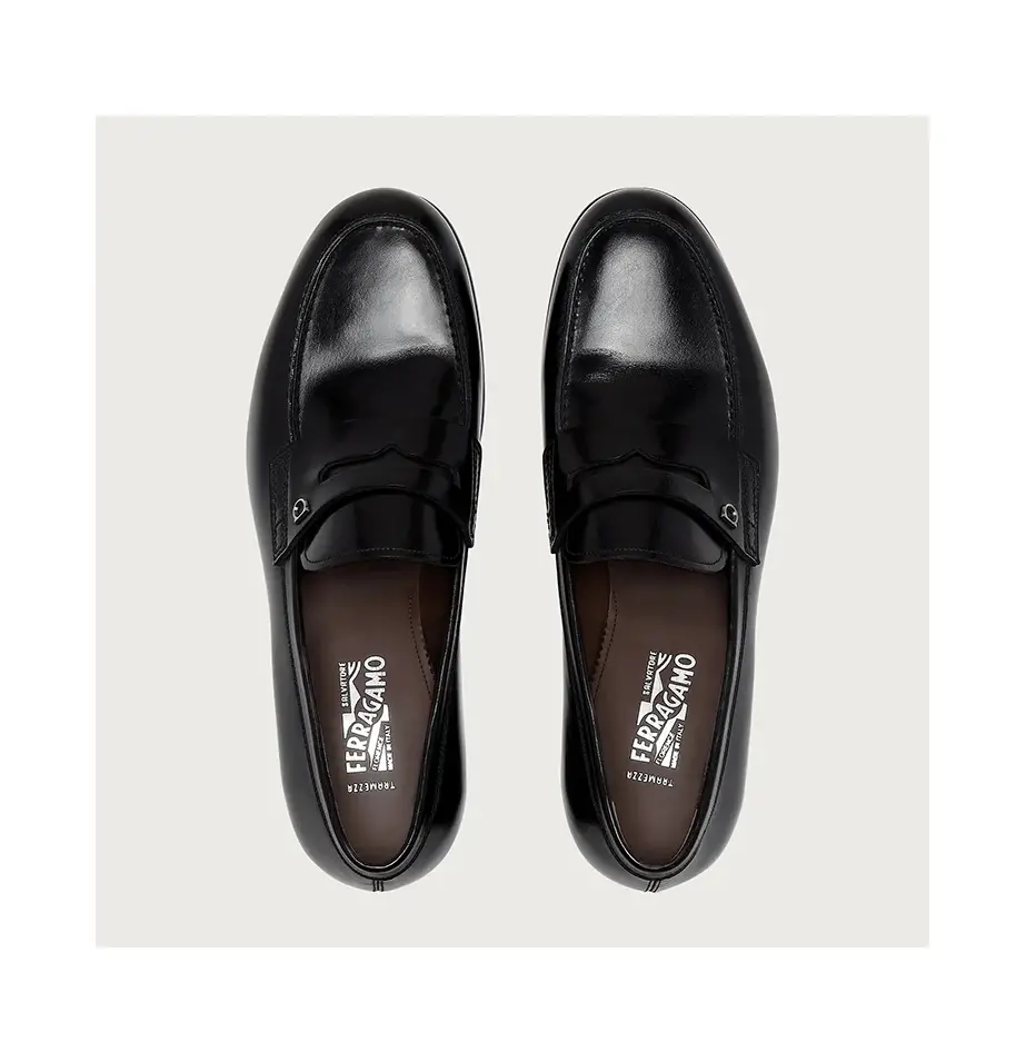 Giày Salvatore Ferragamo Penny Loafer ‘Black’ 02B670-714778 - Ảnh 3