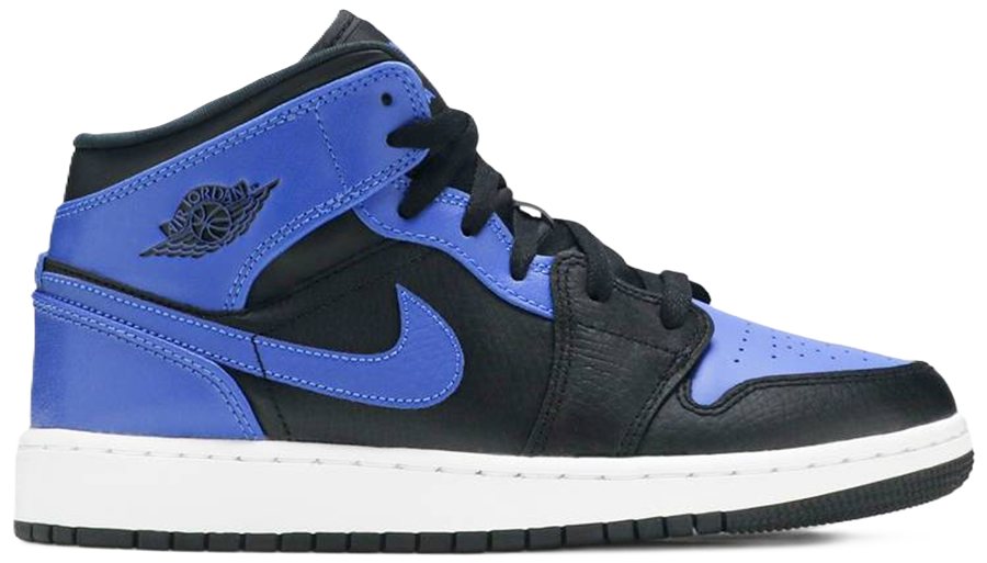 Giày Nike Air Jordan 1 Mid GS 'Hyper Royal' 554725-077