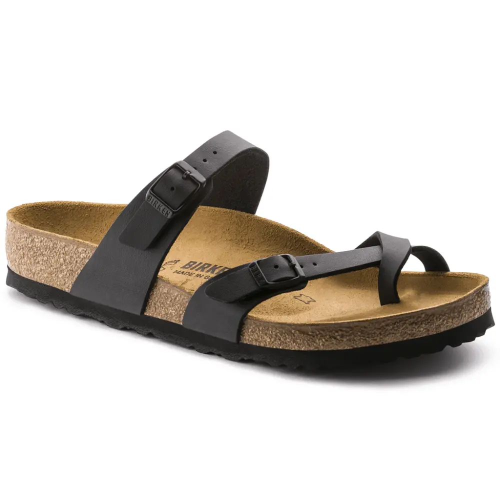 Dép Birkenstock Mayari Birko Flor 'Black' 71791 - Ảnh 7