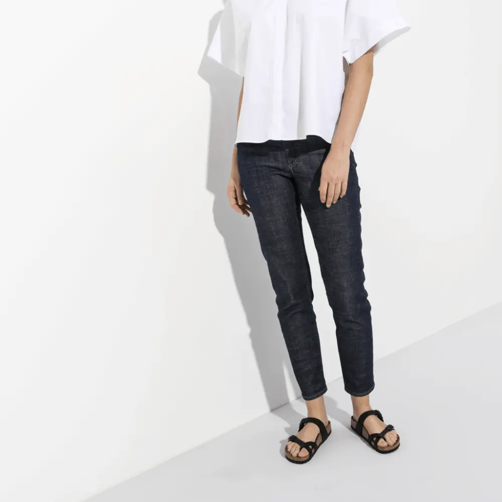 Dép Birkenstock Mayari Birko Flor 'Black' 71791 - Ảnh 3