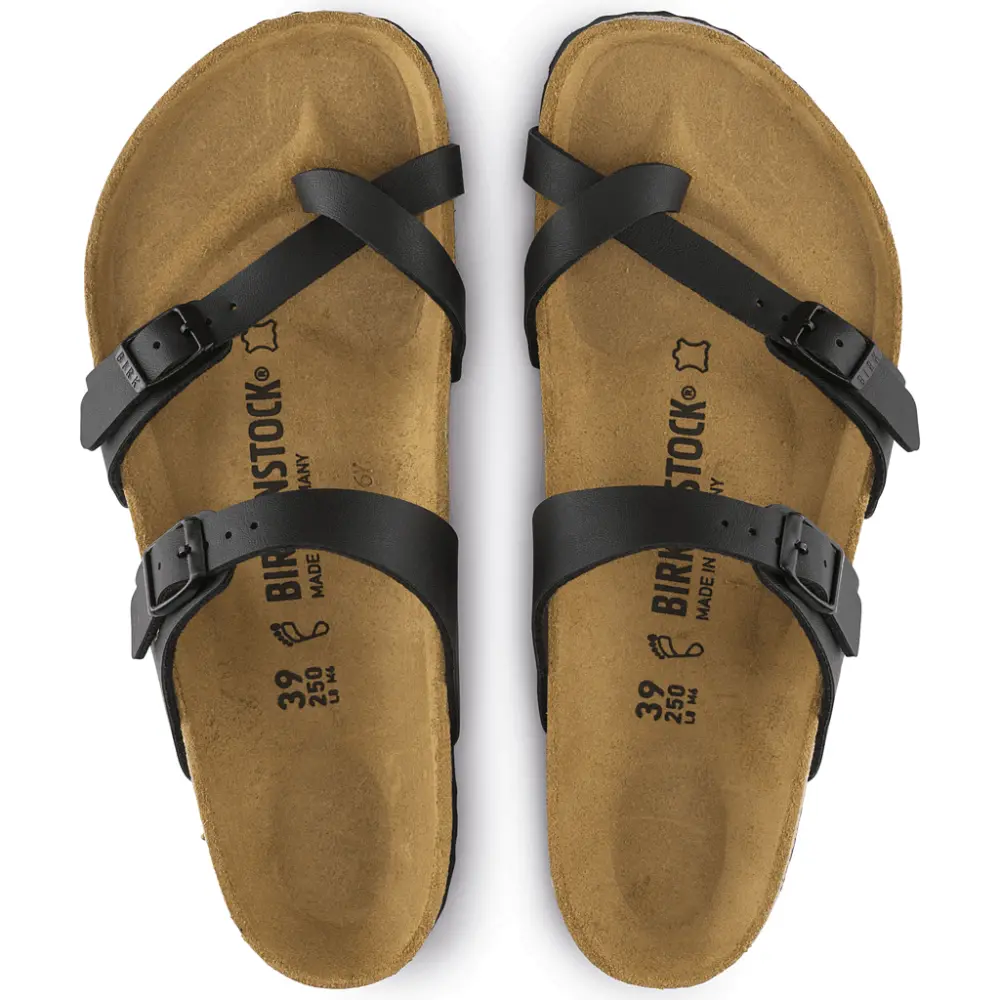 Dép Birkenstock Mayari Birko Flor 'Black' 71791 - Ảnh 6
